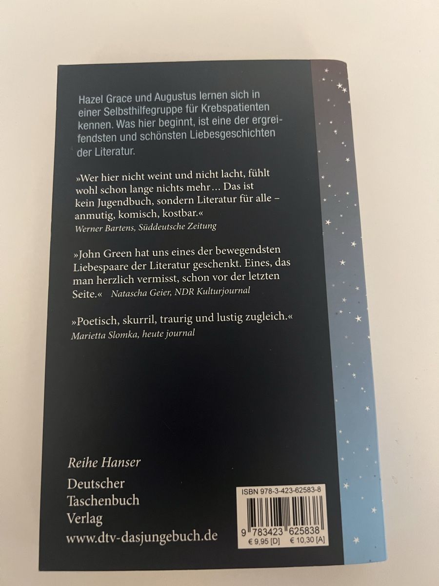 Libri: Das Schicksal ist ein mieser Verräter - John Green – Usato da Herrliberg venduto da jaagee 1