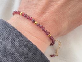 Bracelet en grenat - Granat Armband
