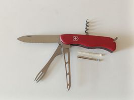 Magnifique Couteau fromage Suisse Victorinox +fourgette Rare