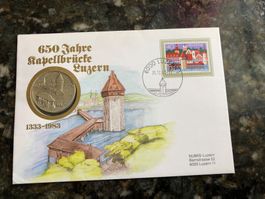 Münzbrief 650 Jahre Luzern