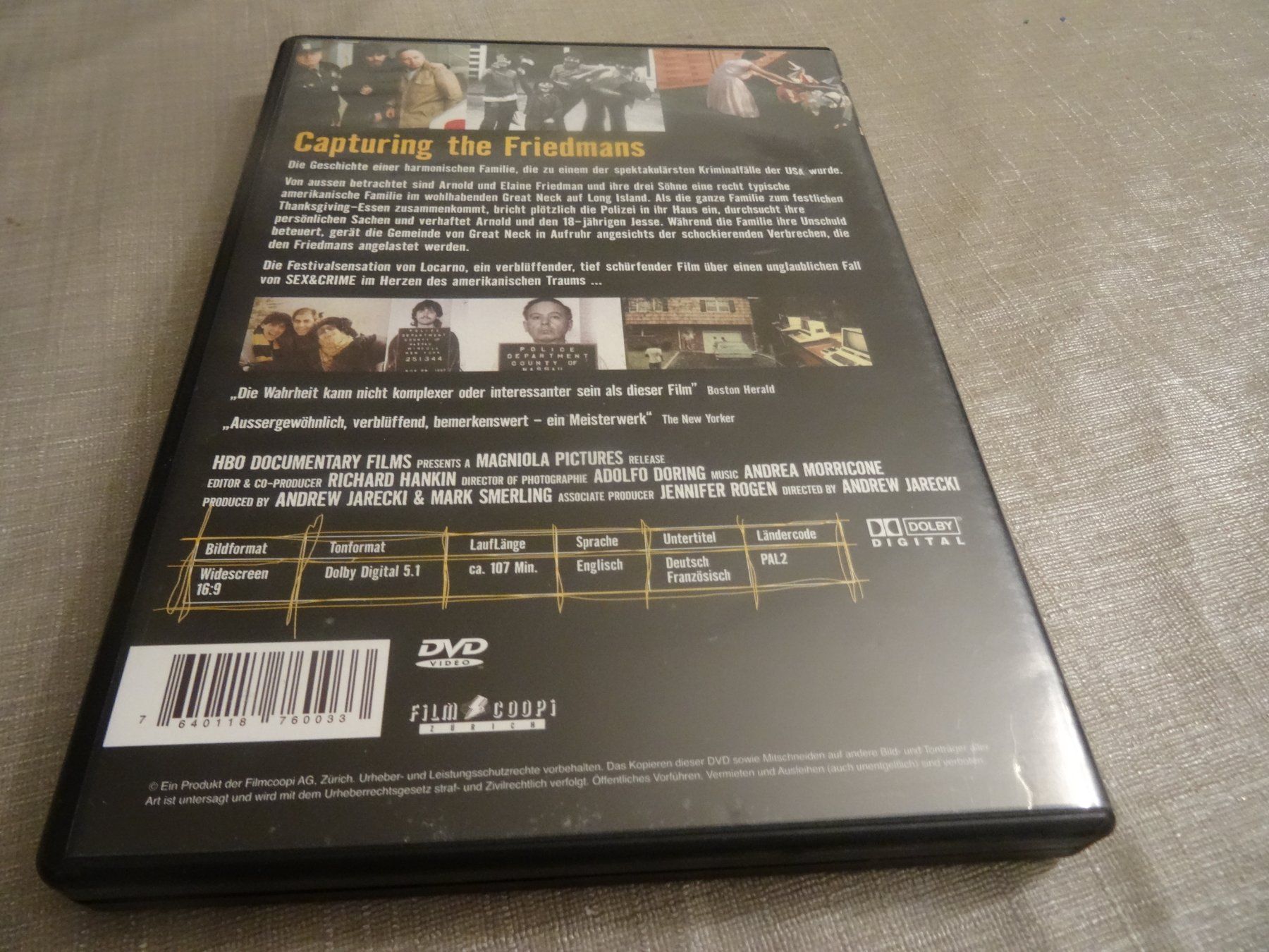 Tutti i DVDs: Capturing the Friedmans DVD - – Usato da Olten venduto da Disc-Verkauf 2