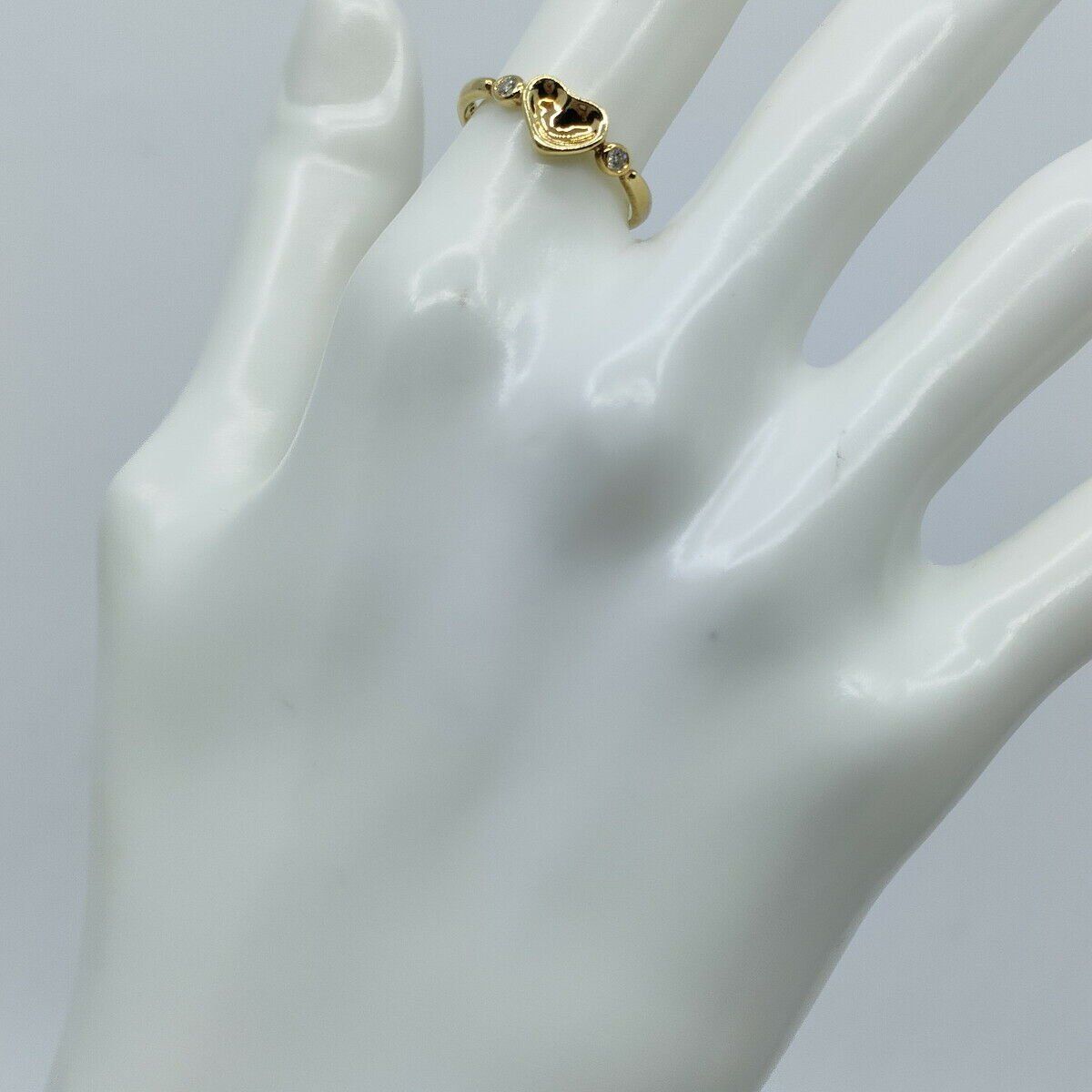 Tiffany & Co. Anelli: Tiffany & Co. 18K Herz Ring Diamanten – Usato da Bottighofen venduto da menschenfamilie 1
