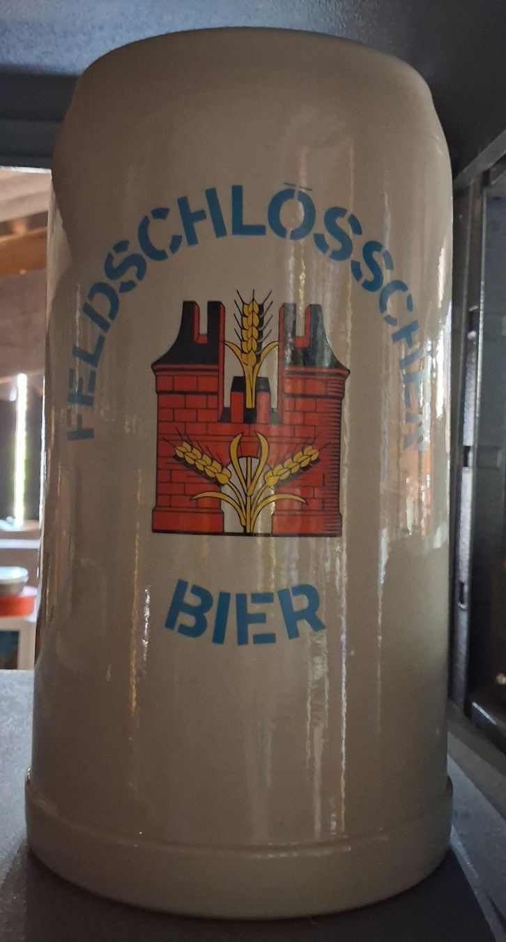 Verres: 5 L Bierkrug Feldschlösschen – D'occasion à Tägerig par rob_psv5
