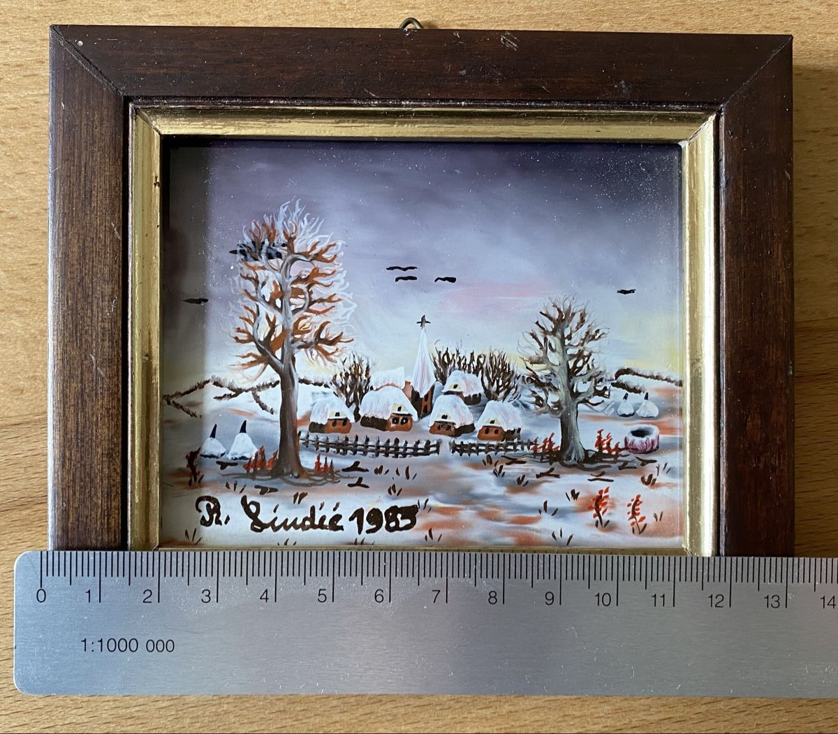 Foto & Immagini: 2 Miniaturbilder, Hinterglasmalerei – Usato da Riehen venduto da Tignanello1 3