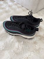 Nike Air Max 97 Sneaker schwarz lila türkis Zustand gut