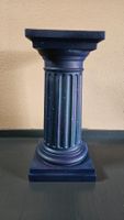 Antike Kunststoff Säule Blau/Lila Gesprayt