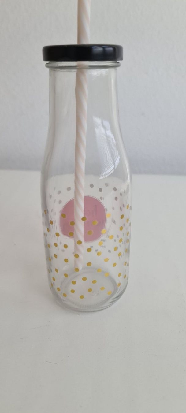 Altro per la casa: Bouteille en verre avec paille original – Nuovo (secondo la descrizione) da Genève venduto da Saleena 1
