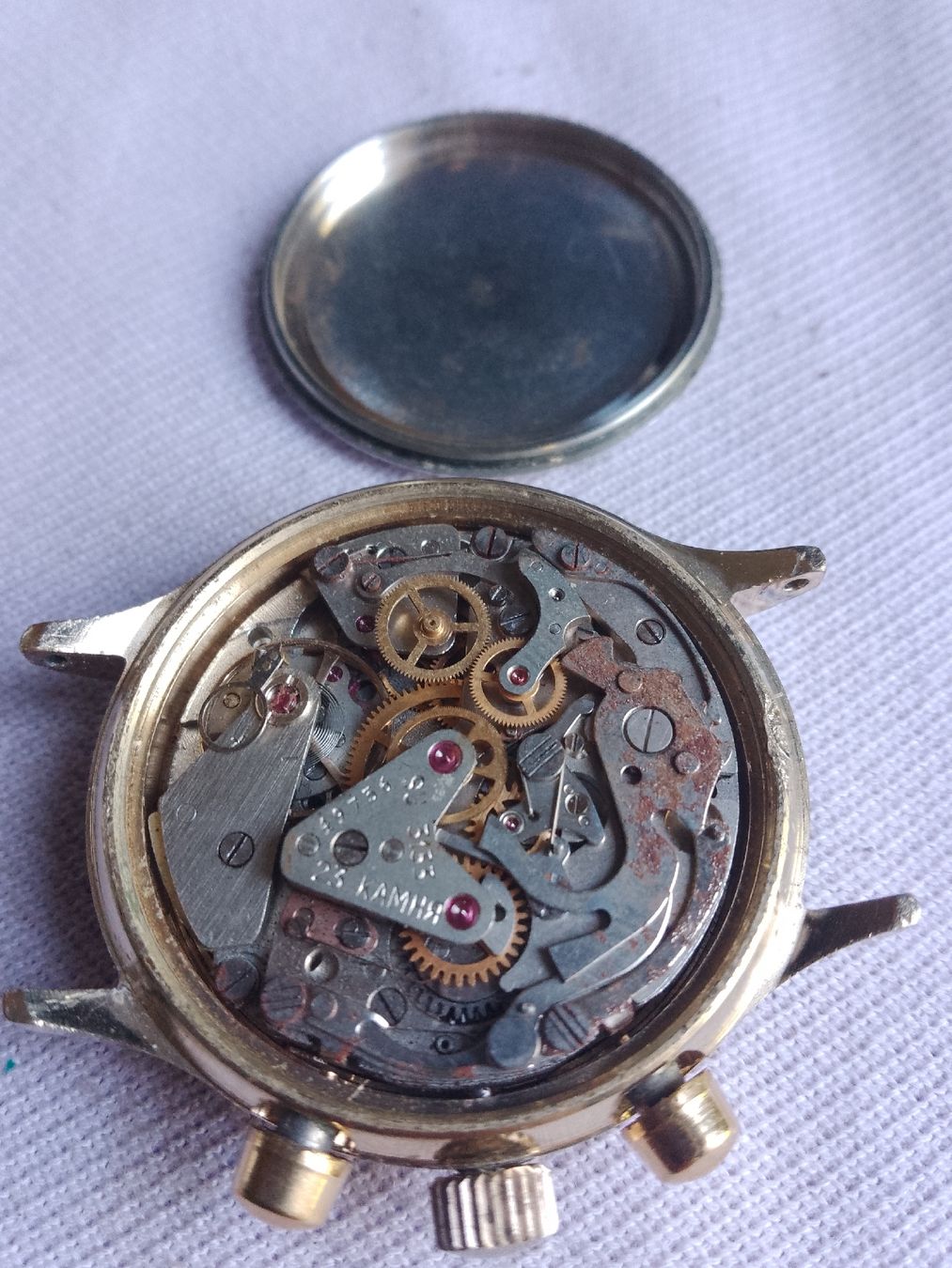 Poljot Orologi: Poljot Chronograph 38mm fur uhrmacker  – Difettoso da Agno venduto da sam2608 5