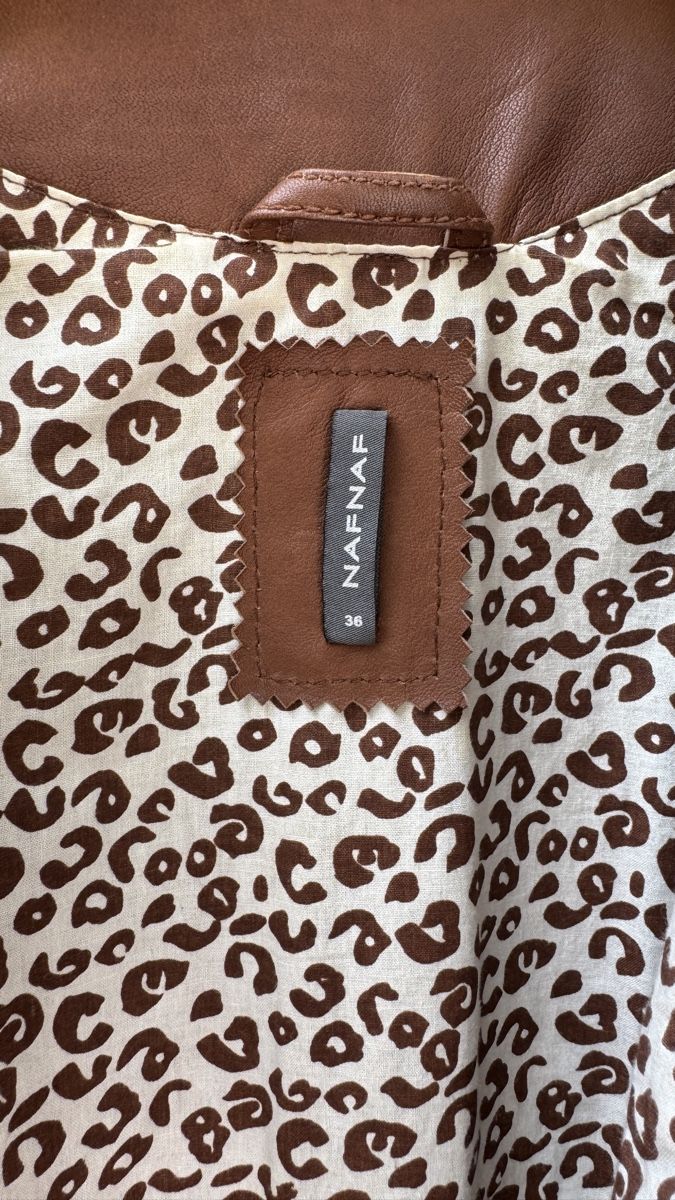 Nafnaf Giacche: Leder Jacke Naf Naf , gr.36 – Usato da Maschwanden venduto da yaster 7