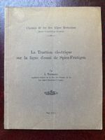 BLS Traction Electrique Spiez Frutigen 1911 L. Thormann