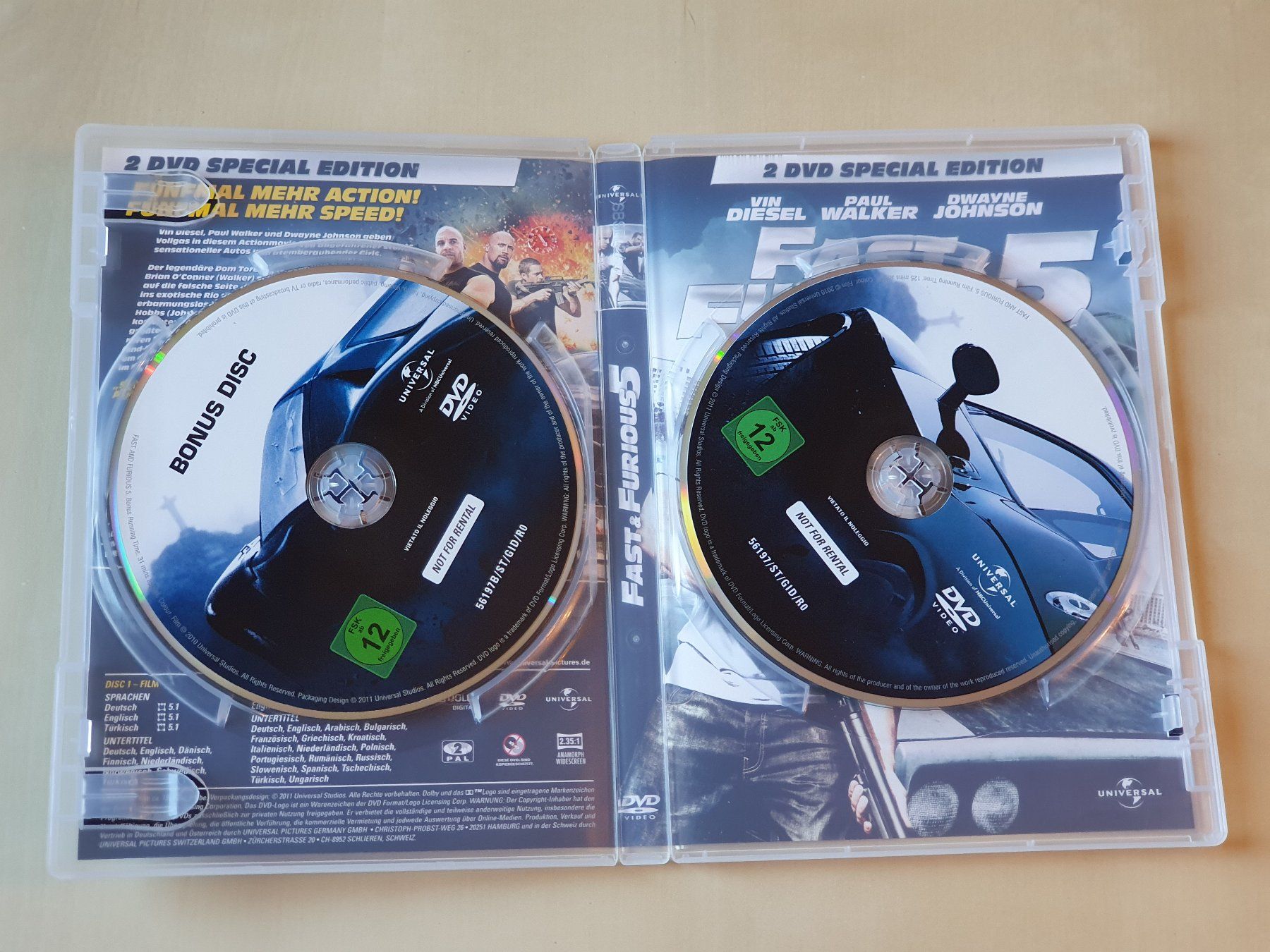 Alle DVDs: Fast & Furious 5 – Gebraucht aus Stansstad von collectorsshop 2