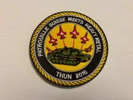 Patrouille Suisse Thun 2016 Aviatik Luftwaffe Badge Aufnäher