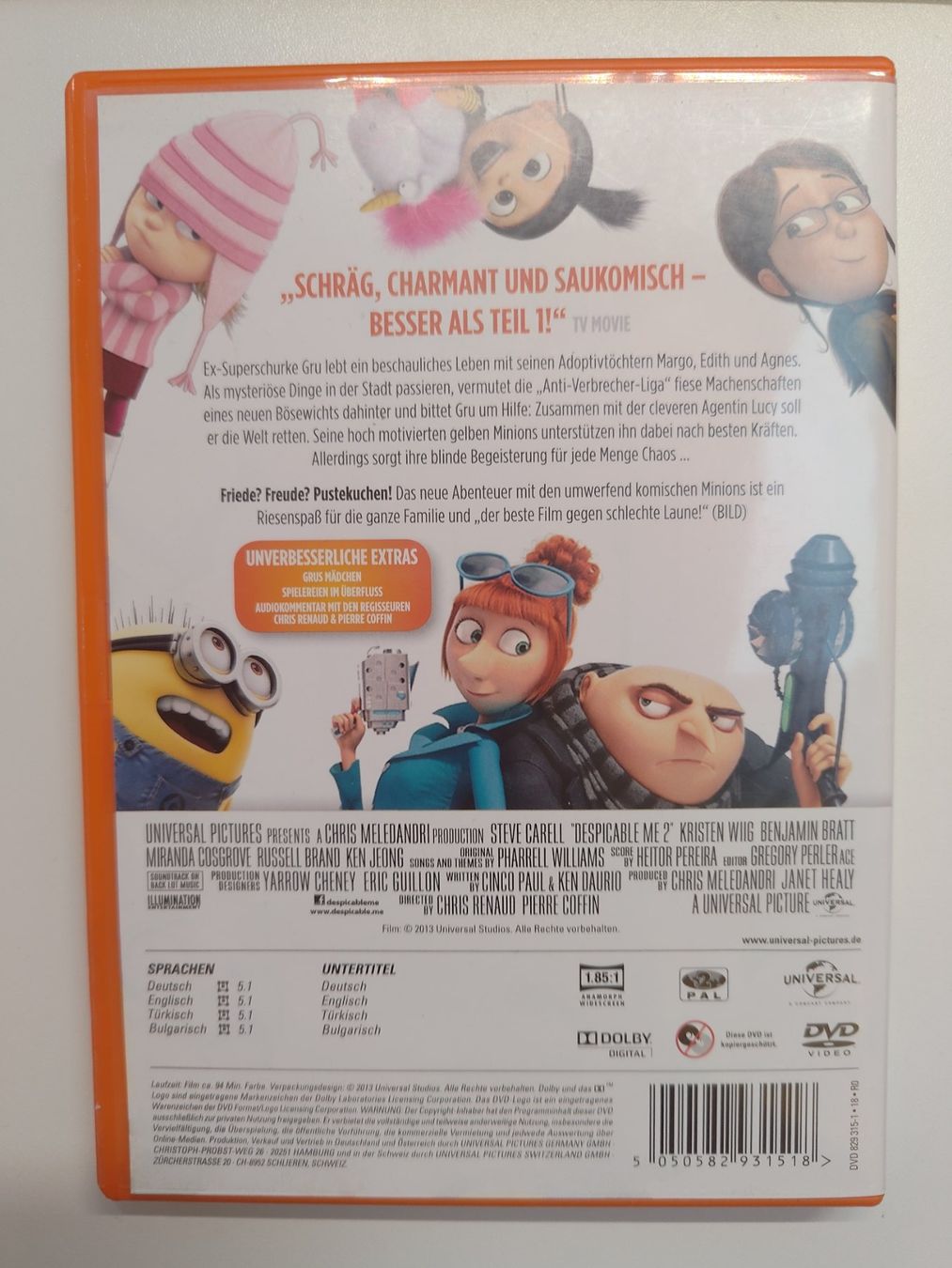 Tutti i DVDs: Ich - Einfach unverbesserlich 2 – Usato da Liestal venduto da Kratzilla 2