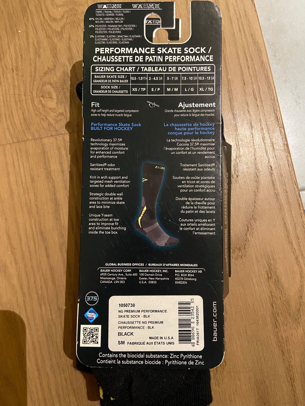Bauer Socken: 2x Bauer Performance Hockey Socken – Neu und originalverpackt aus Horgen von nasten 1