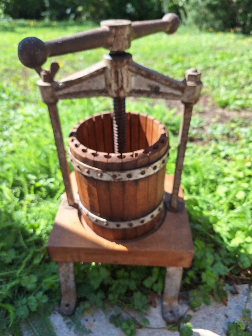 Alle Dekorationen: Kleine Weinpresse – Gebraucht aus Genolier von Antoine30
