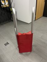 Klappbarer Schlitten Aluminium rot guter Zustand