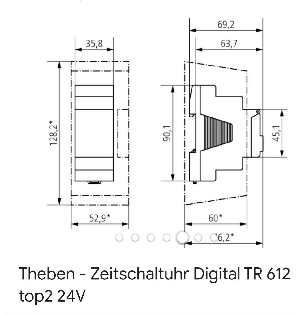 Elektronikbauteile: Theben TR 612 top2 24V Zeitschaltuhr – Neu (gemäss Beschreibung) aus Chur von Sihar 3