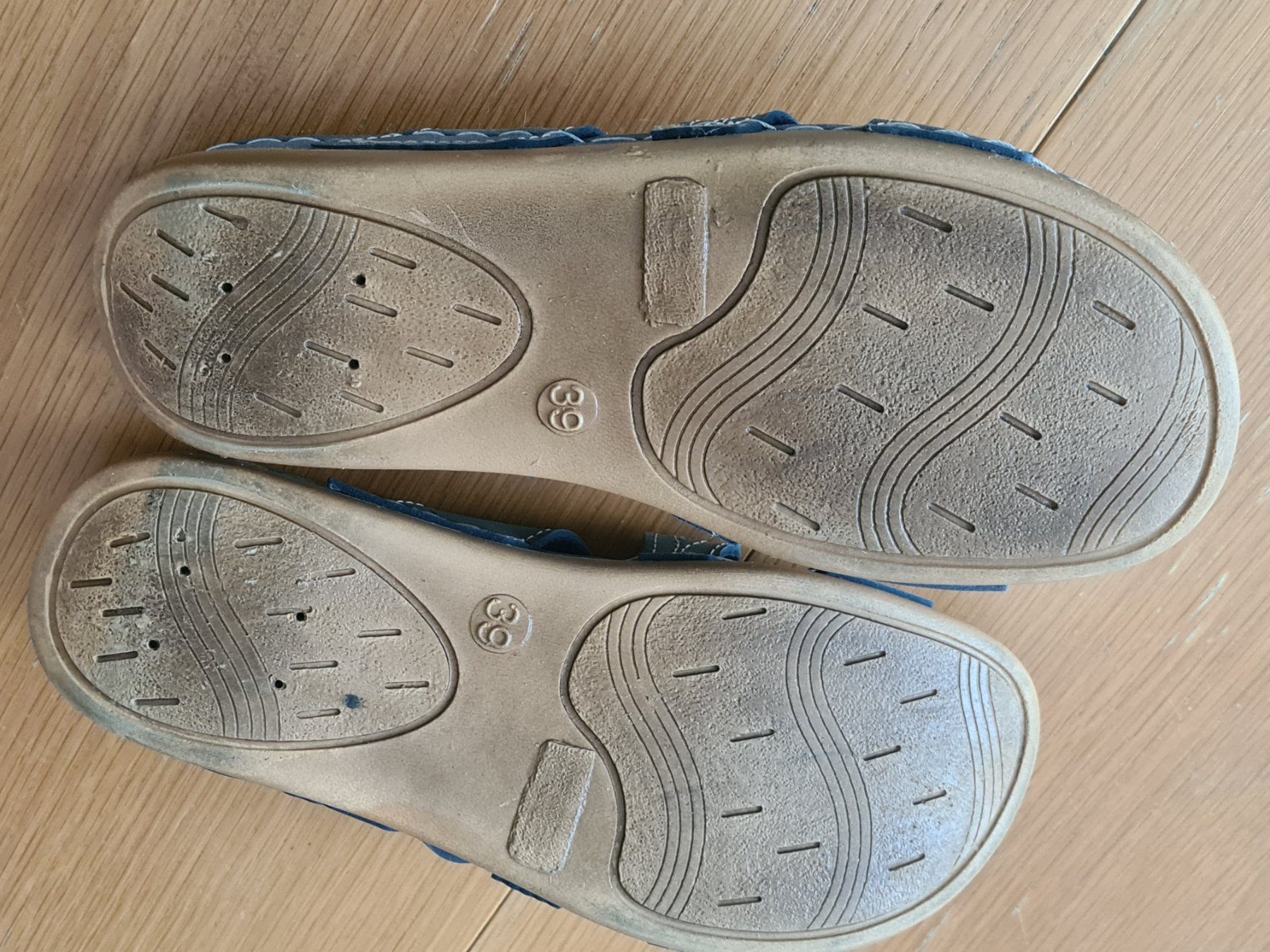 Scarpe da donna: grau-blaue Sandalette Grösse 39 – Usato da Olten venduto da chaas21 2