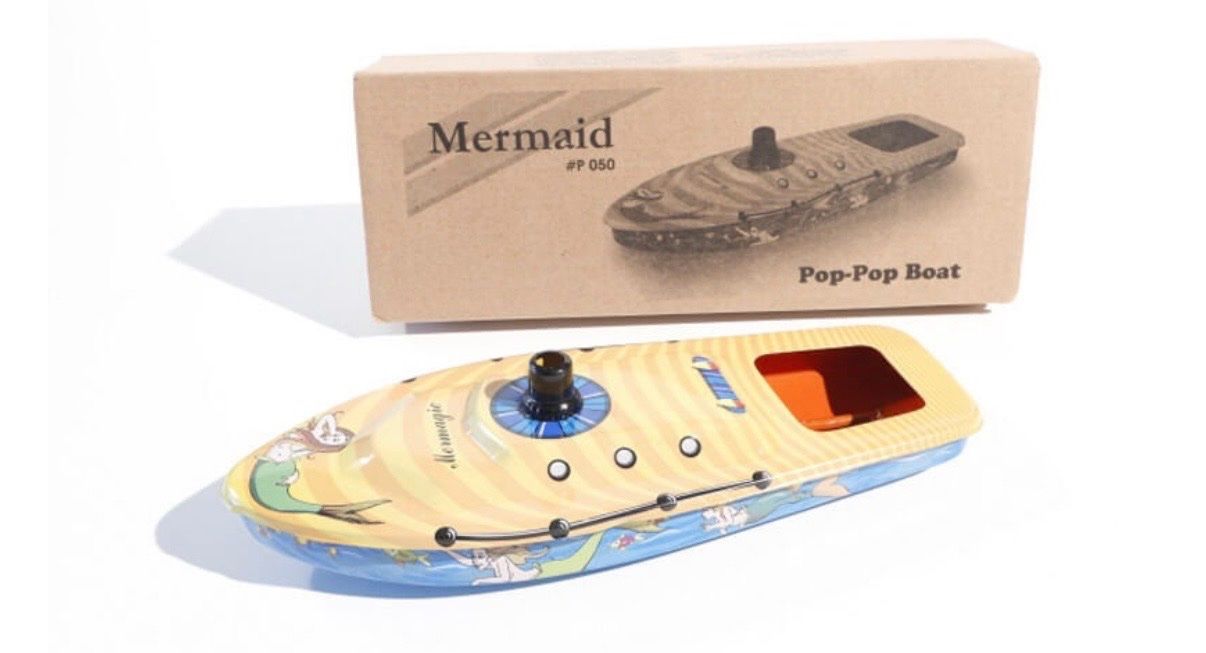 Giocattoli: Schlussverkauf - Pop Pop Boot "Meermaid" (Kerzendampfboot) – Nuovo e nell'imballaggio originale da Adliswil venduto da art-of-crafts 2