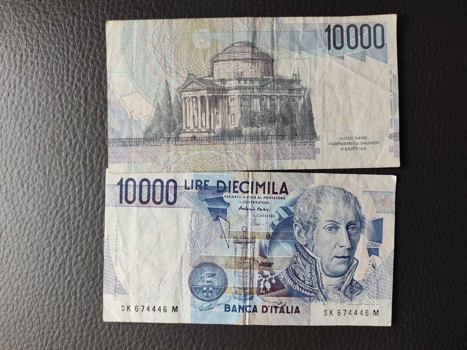 Banconote: 10000 lire italienne 1984 – Usato da Couvet venduto da lulul