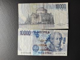 10000 lire italienne 1984