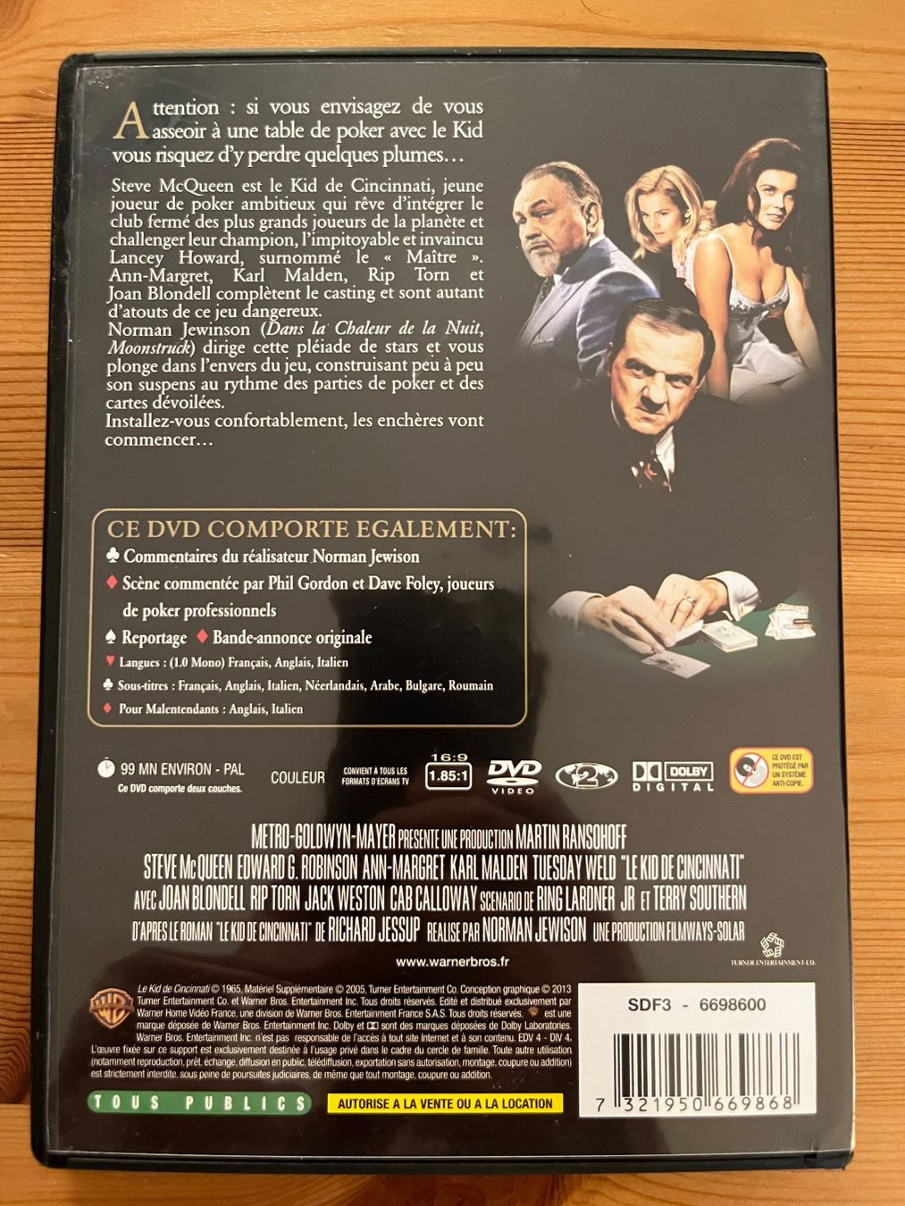 Alle DVDs: LE KID DE CINCINNATI - STEVE McQUEEN – Gebraucht aus Lausanne von sbar224 1