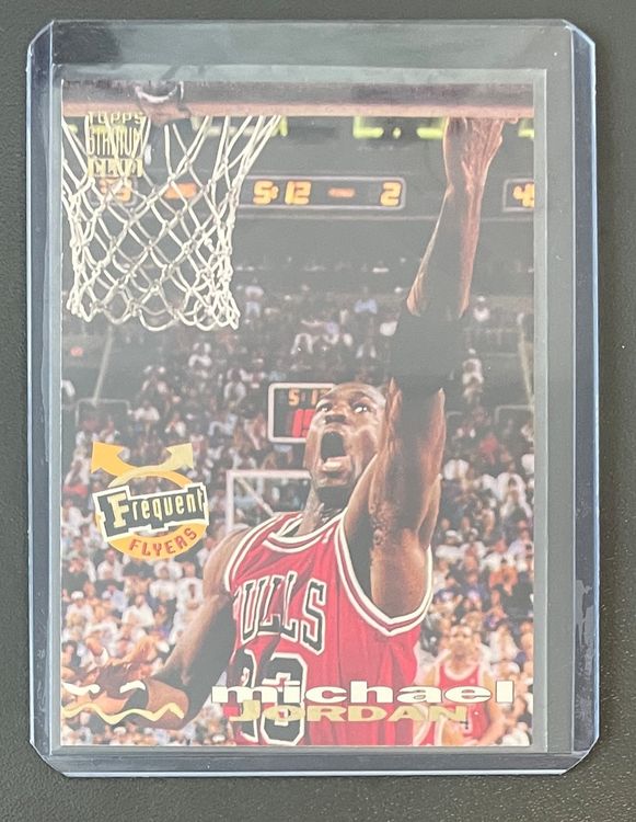 michael jordan topps stadium club frequent flyers