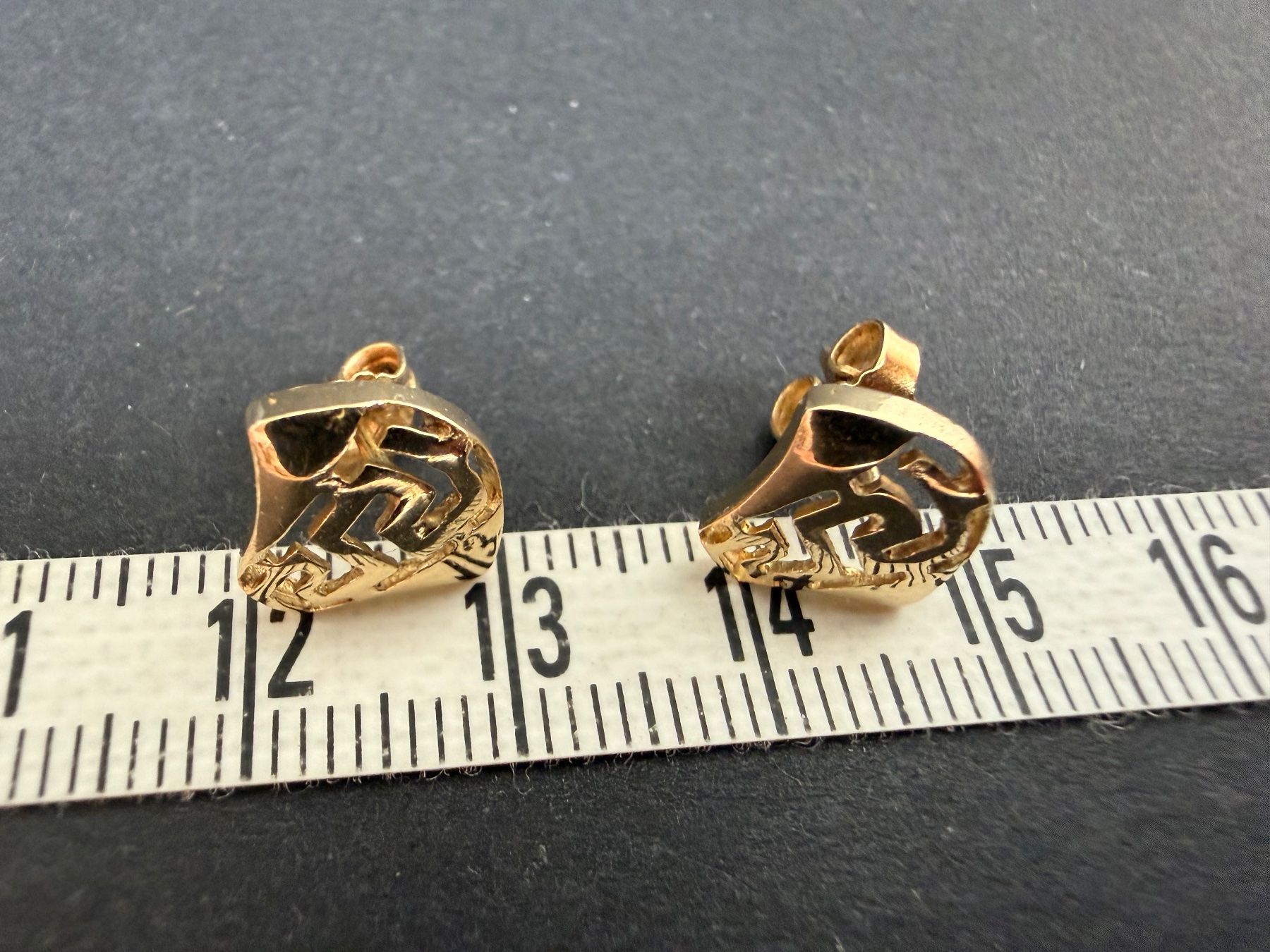 Orecchini pendenti & Orecchini a lobo: Gelbgold Ohrstecker 750, 18K – Usato da Spiegel b. Bern venduto da Rogger72 5
