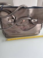 Handtasche Stil und Verschluss ähnlich der Kelly bag Bronze