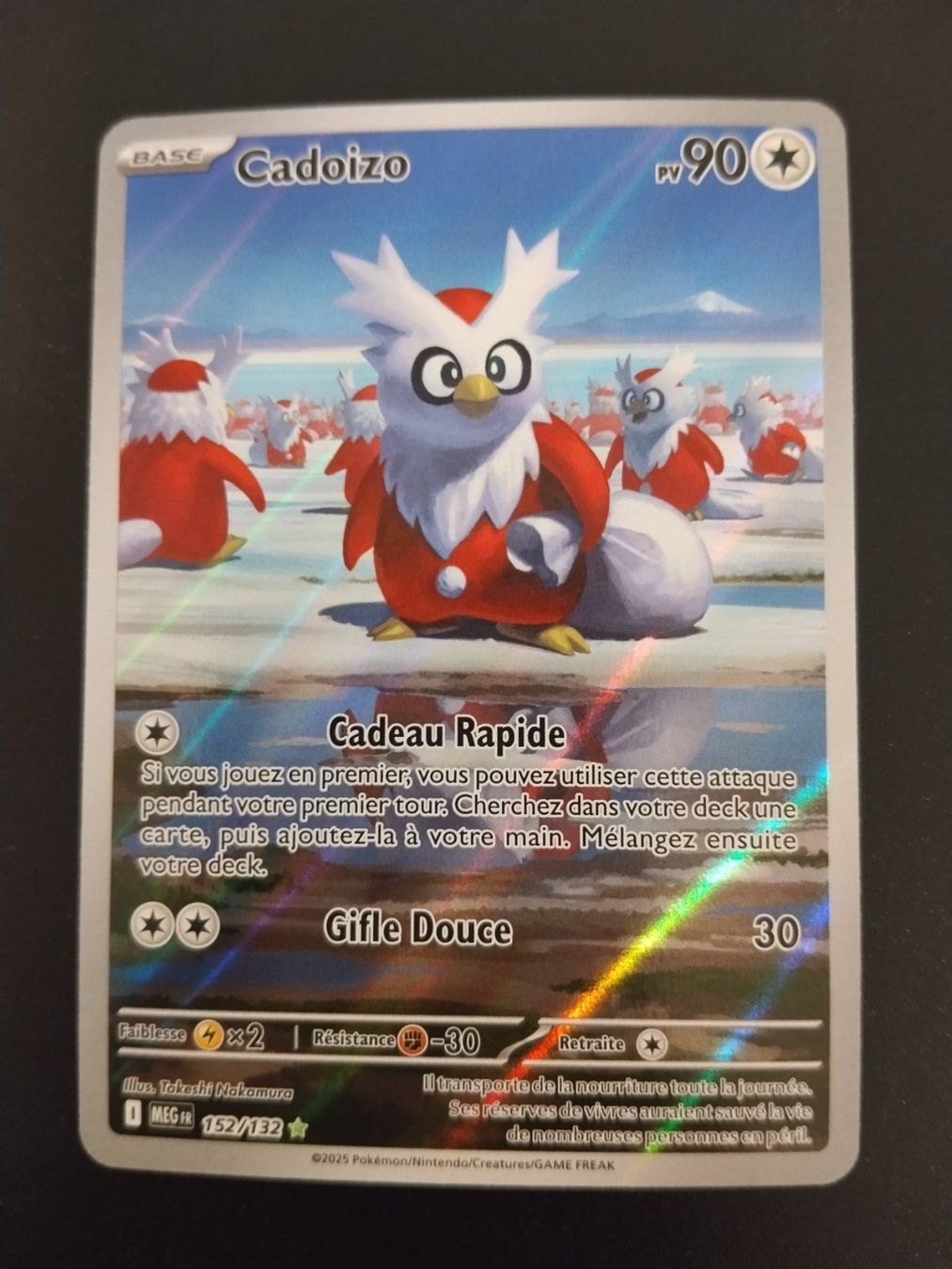 Pokémon Carte collezionabili: Pokémon Méga-Evolution: Cadoizo 152/132 FR – Usato da Palézieux-Village venduto da oufoux08