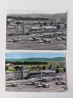 AK Flughafen Kloten mit Swissair Ansichtskarte