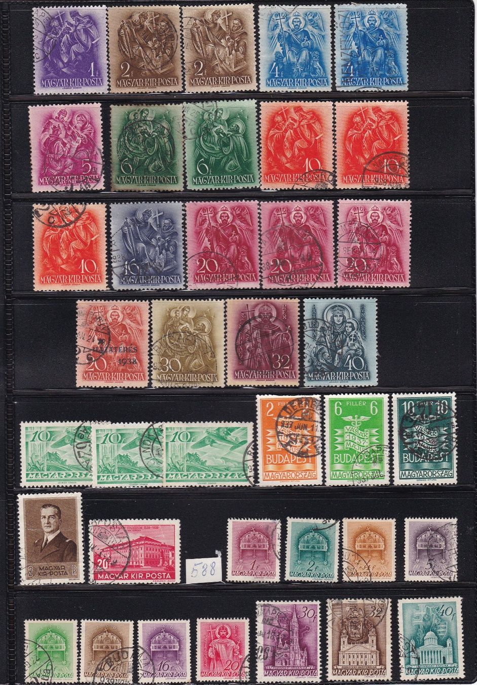 Tutti i francobolli: Briefmarken Seiten "Ungarn" – Usato da Münchwilen AG venduto da Nesar 6