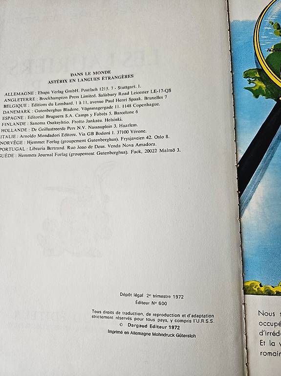 Fumetti: Asterix les lauriers de César – Usato da Genève venduto da show88 1