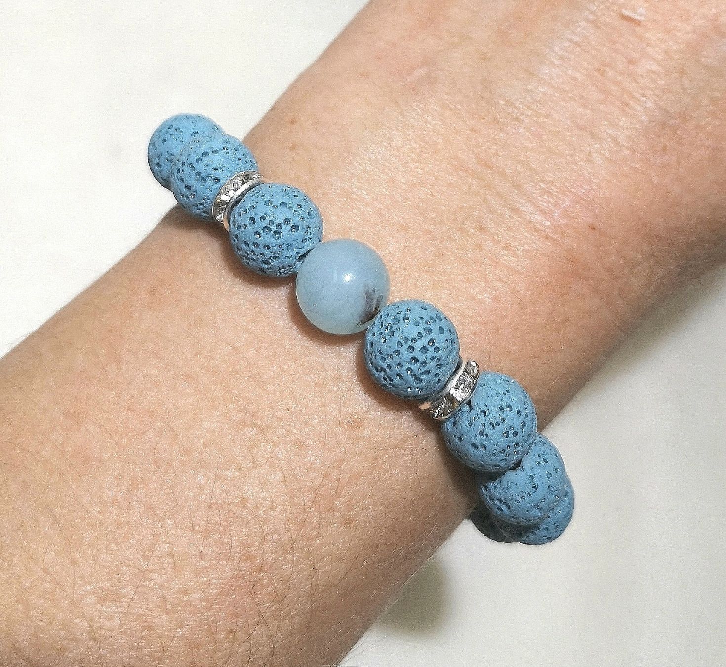 Bracciali & Braccialetti: Lava Steinarmk. türkis - Spendenaktion – Nuovo (secondo la descrizione) da Unterkulm venduto da Nachtigall 3