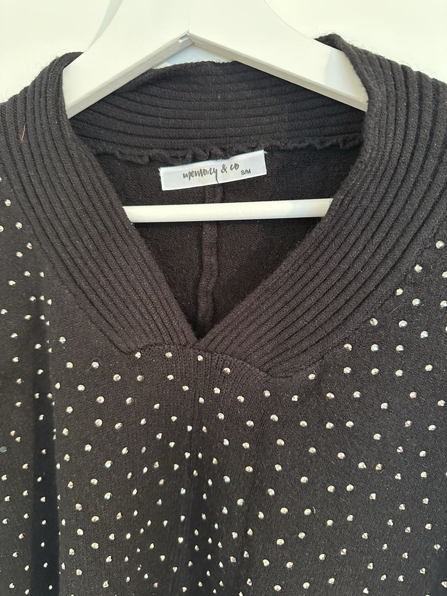 Sonstige Damenmode: WUNDERSCHÖNER PONCHO-NEU-GLITZERSTEINE-SCHWARZ – Neu (gemäss Beschreibung) aus Baar von hasenfrau15 1