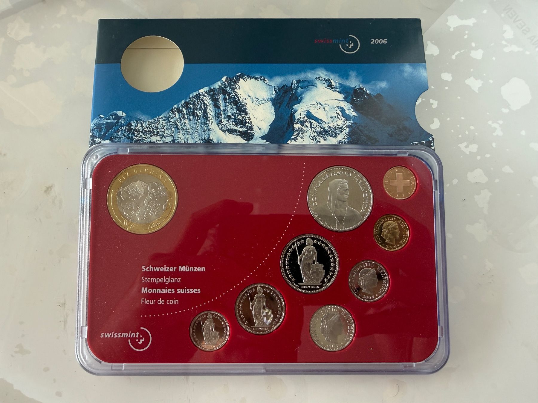 Tutti le monete: Schweizer Münzsatz 2006  Stempelglanz – Nuovo (secondo la descrizione) da Wallisellen venduto da SWISS_SILVER1 1