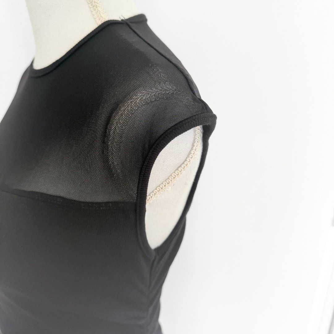 Shein Top: Shein Top Noir 95% Coton - Taille S - NEUF – Nuovo e nell'imballaggio originale da Vevey venduto da secondlifevevey 1