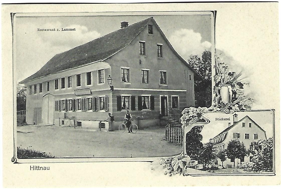 Ansichtskarten: Hittnau Restaurant z.Lammet – Gebraucht aus Wetzikon ZH von Brulu100
