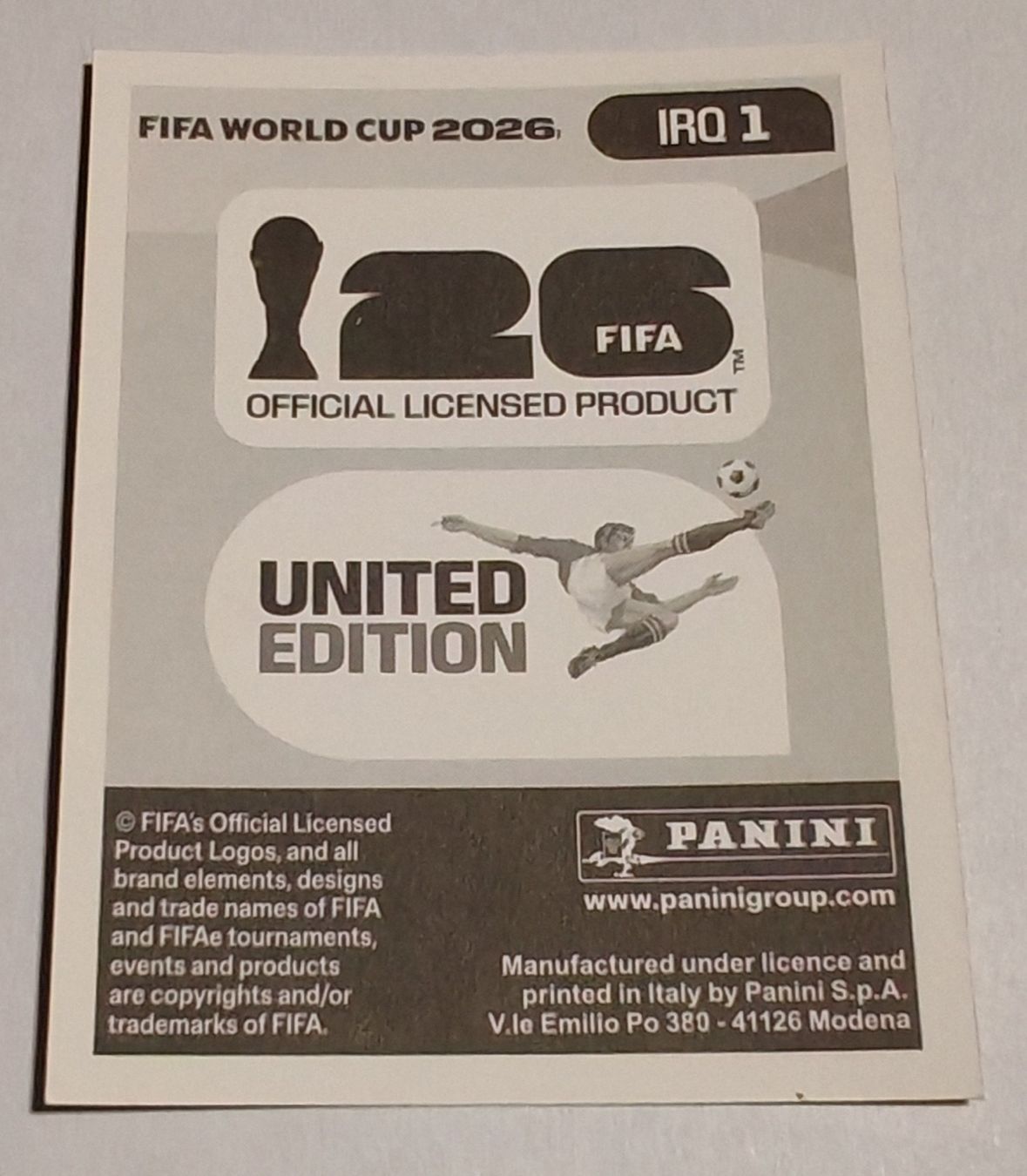 Panini Carte collezionabili: Wappen Irak - IRQ 1 – Nuovo (secondo la descrizione) da Rietheim venduto da Squaley 1