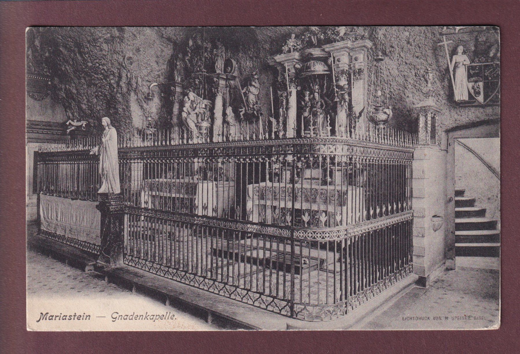 Cartoline postali: MARIASTEIN - Gnadenkapelle - 1909 – Usato da Pully venduto da nicecards