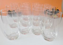 12 Longdrinkbecher,  Wasser Glas