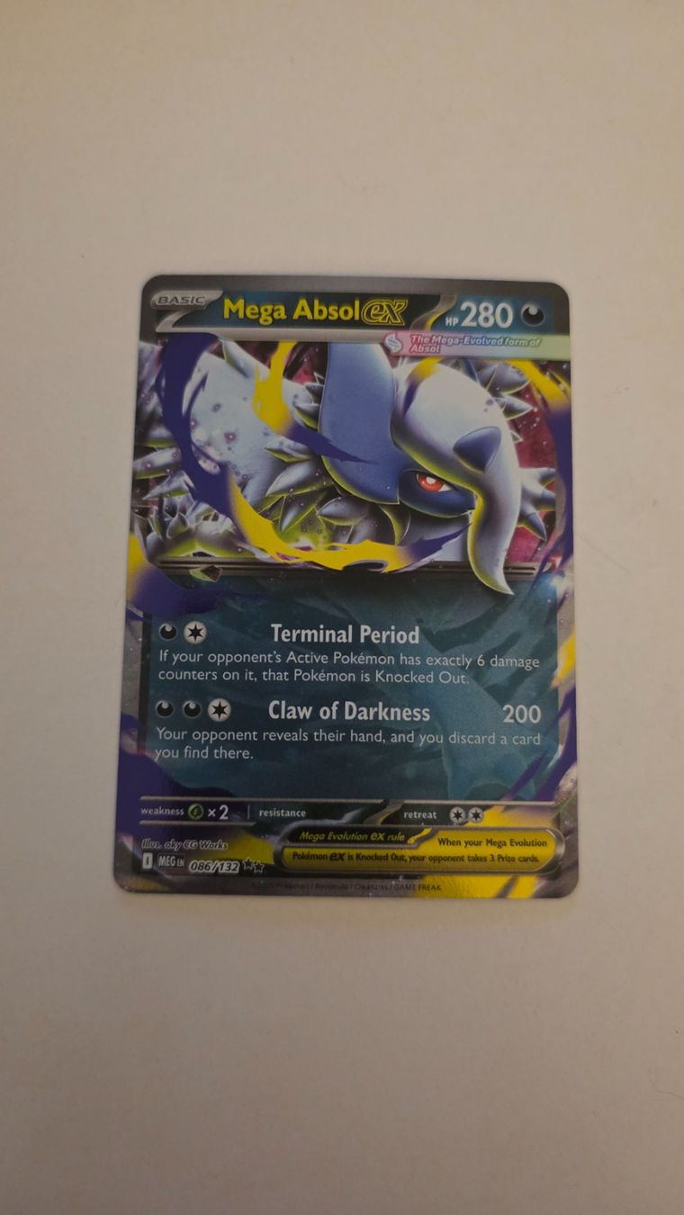 Mega Absol EX 086/132 EN NM/Mint