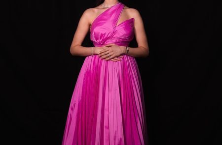 NEU: Abendkleid Fuchsia Gr. 36 NP: 600.-