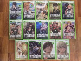 BTOOOM! Manga Komplettset Band 1–13 DEUTSCH|Light & Dark End