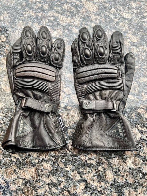 Norman Motorrad Handschuhe Sommer – Belüftet, Aus Rindsleder, Mit Klettverschluss