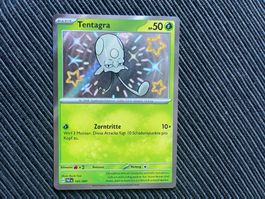 Pokemon Tentagra Shiny Paldean Fates near Mint