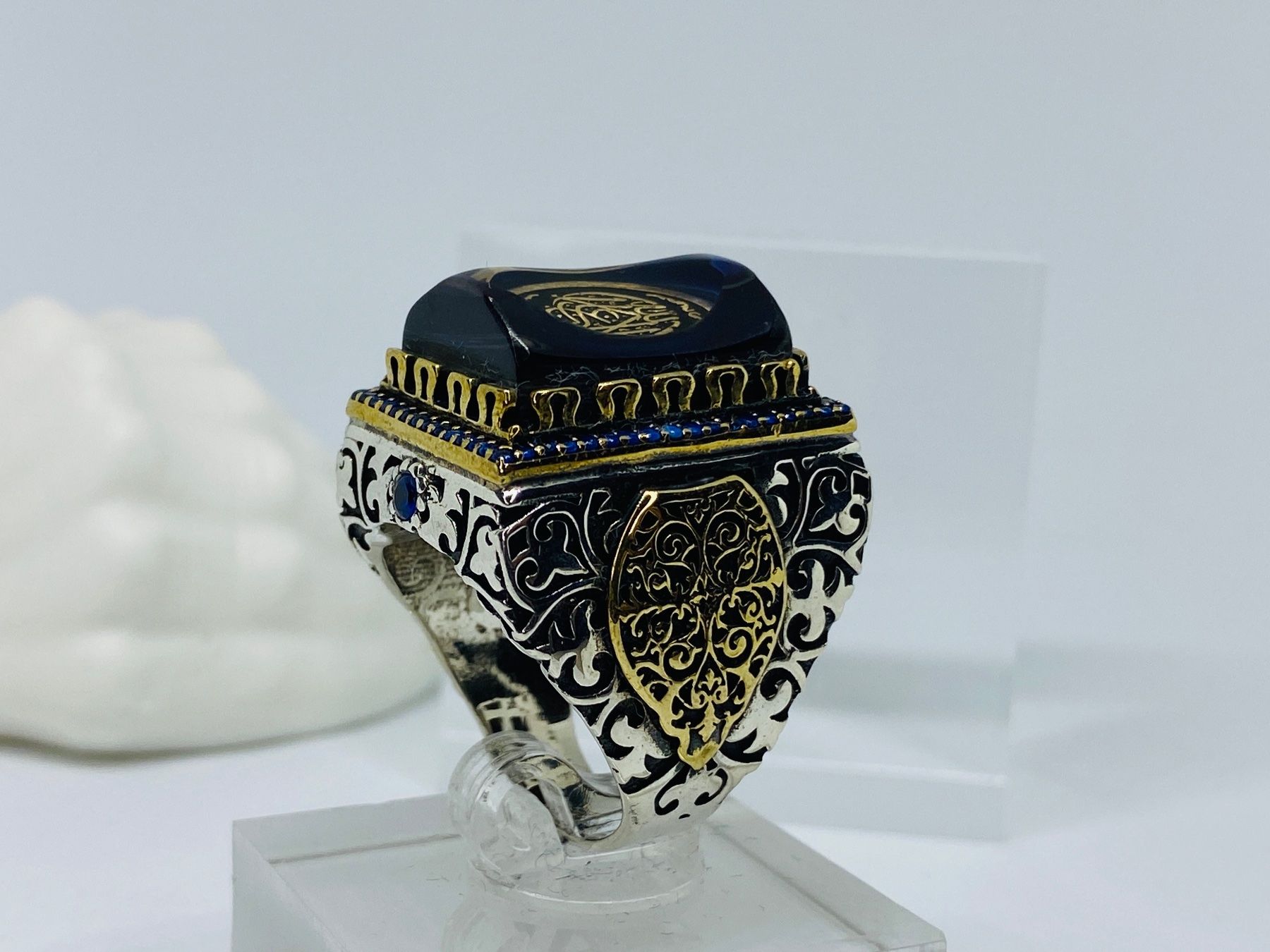 Anelli: Islamischer Ring aus 925 er Silber – Nuovo e nell'imballaggio originale da Windisch venduto da Zeta2018 4