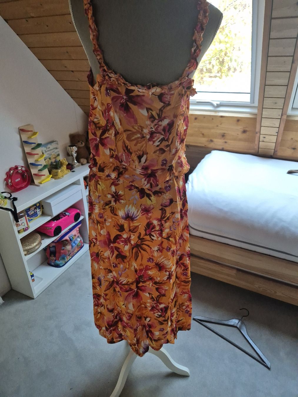 H&M Vestiti: 2 teiler H&M orange Blumenmuster Grösse M – Usato da Zürich venduto da Drago670 2