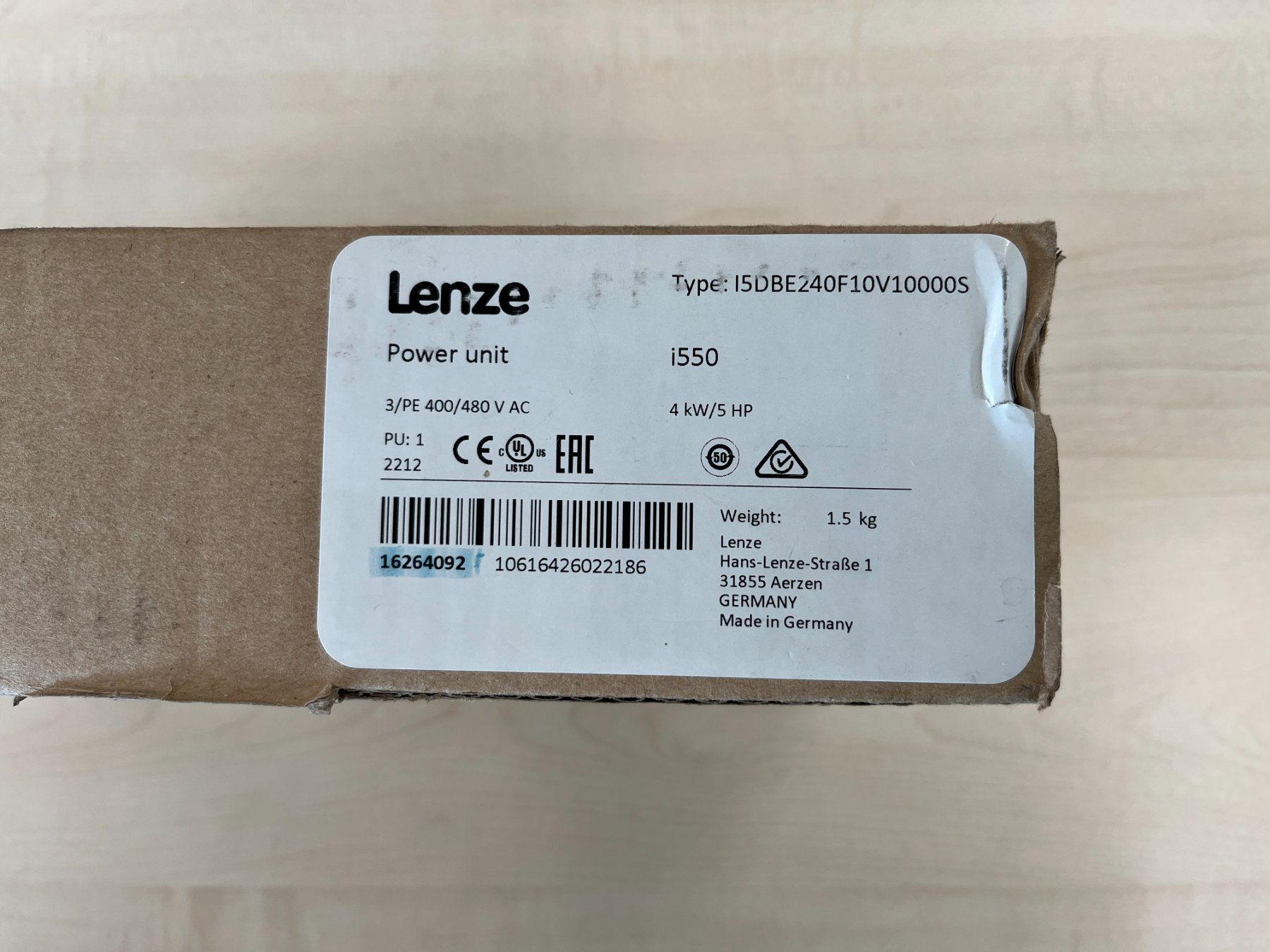 Lenze Composants électroniques: Lenze FU i550/ 4 kw – Neuf avec emballage d'origine à Wauwil par ISELI_ENERGIE_AG