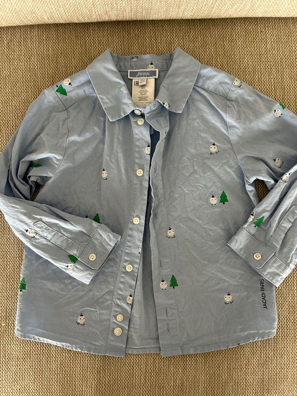 Jacadi Camicie, T-shirt & Polo: JACADI shirt Christmas  36 m, 96 cm – Usato da Epalinges venduto da kat_lyp6